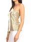 ANNA-KACI One Shoulder Sequin Top Party Blouse for Women by Anna-Kaci | Alilang
