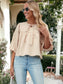 Tie Neck Midi Puff Sleeve Blouse