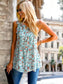 One-Shoulder Bow Tiered Blouse