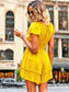 Puff Sleeve Tiered Romper