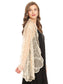 Sequin Evening Deco Shawl Cape