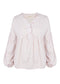 Button Detail Solid Blouse