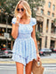 Puff Sleeve Tiered Romper