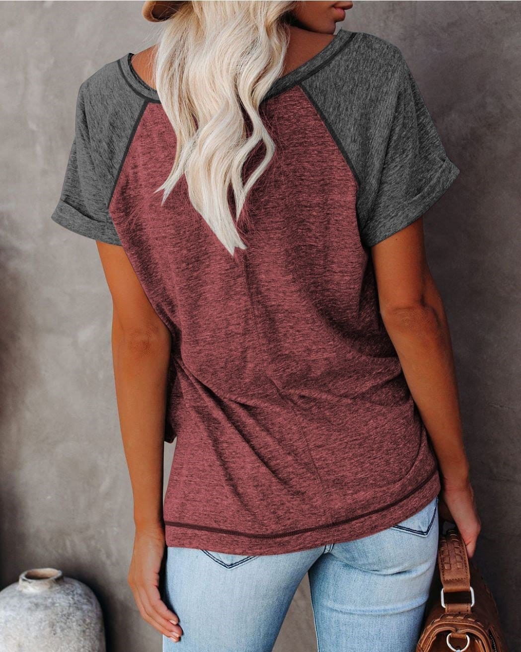 Two Tone Raglan Tee