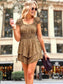 Puff Sleeve Tiered Romper