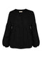 Button Detail Solid Blouse