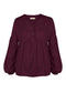 Button Detail Solid Blouse