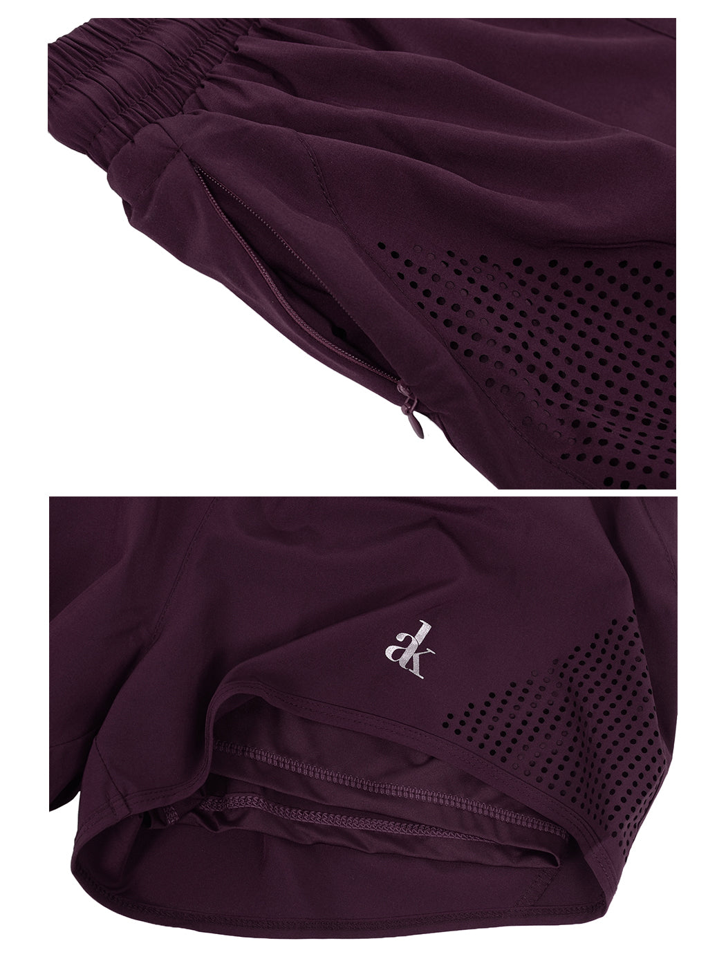 Double Layer Running Shorts with Ventilation Cutouts