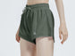 Double Layer Running Shorts with Ventilation Cutouts