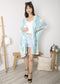 Anna-Kaci Womens Casual Boho Beach Cover Up Print Kimono Cardigan