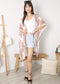 Anna-Kaci Womens Casual Boho Beach Cover Up Print Kimono Cardigan