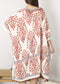 Anna-Kaci Womens Casual Boho Beach Cover Up Print Kimono Cardigan