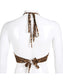 American Flag Halterneck Tube Top