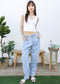 Loose High Waist Denim Trousers