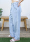 Loose High Waist Denim Trousers