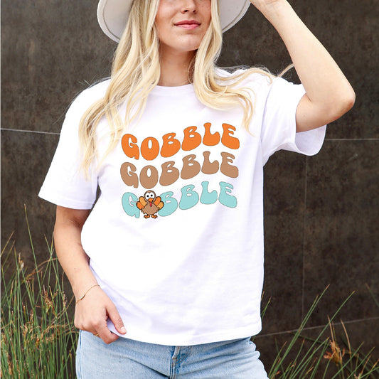 Gobble Gobble Gobble Tee: Turkey Edition