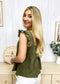 Ruffle Peplum Light Top