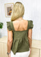 Ruffle Peplum Light Top