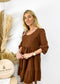 Round Neck Classic Tiered Dress