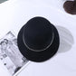 Rhinestone Trimmed Floppy Hat