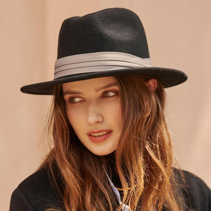 Two Tone Fedora Hat