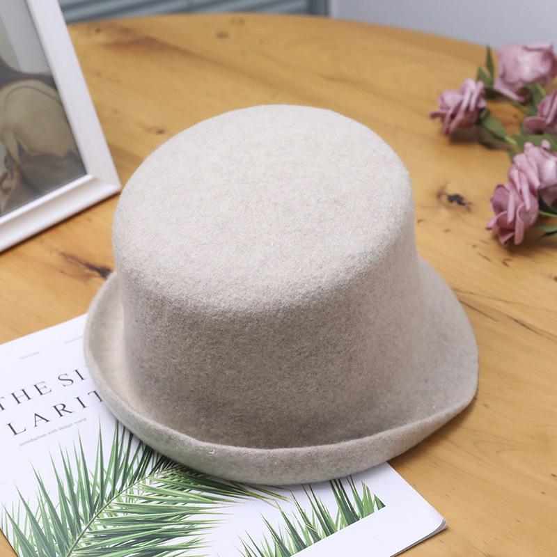 Minimalist Wool Cloche Hat