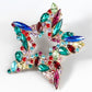 Dazzling Star Shaped Crystal Earrings