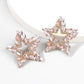 Dazzling Star Shaped Crystal Earrings