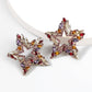 Dazzling Star Shaped Crystal Earrings