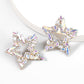 Dazzling Star Shaped Crystal Earrings