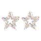 Dazzling Star Shaped Crystal Earrings