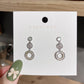 Triple Circle Geometric Earring
