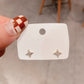 Double Star Pearl Earring Studs