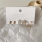 Variety Gold Stud Earrings