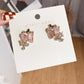 Blush Pink Butterfly Earring Studs