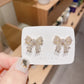 Crystal Bow Ear Studs
