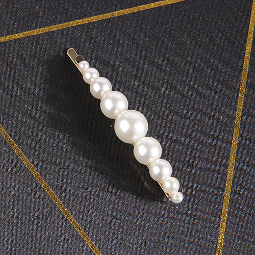 Pearl Embellished Hair Clips
