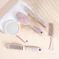 4pcs Hair Brush & 1pc Mirror Set