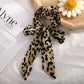 Cheetah Ribbon Scrunchy