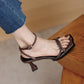Ankle Strap knotted Stiletto