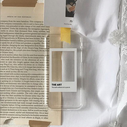 Polaroid Frame Clear Phone Case