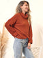 High Neck Chunky Sweater