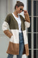 Color Blocked Sherpa Cardigan