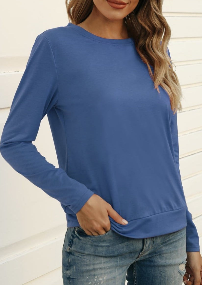 Basic Long Sleeve Light Sweater