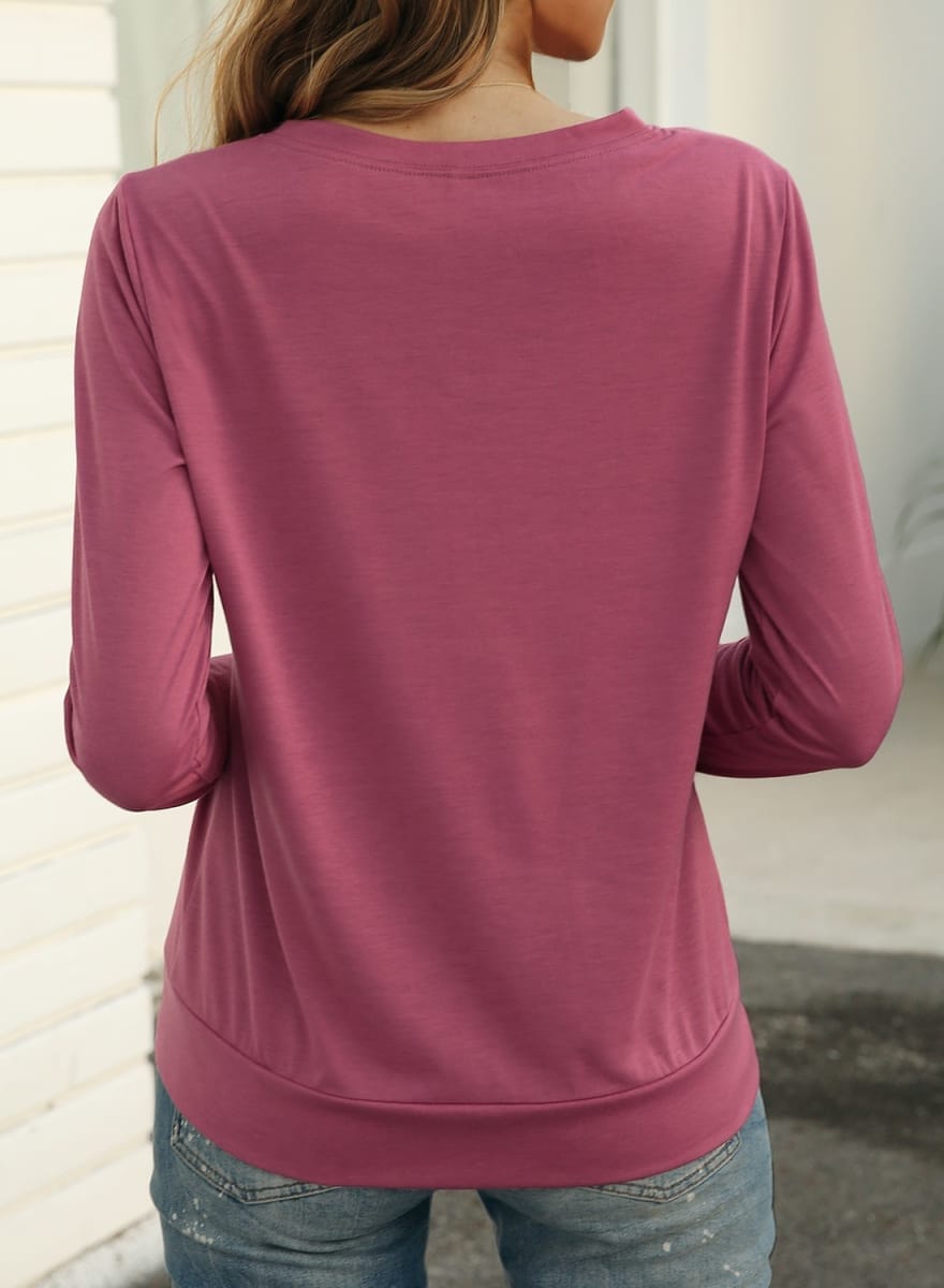 Basic Long Sleeve Light Sweater