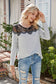 Lace Shoulder Summer Pullover