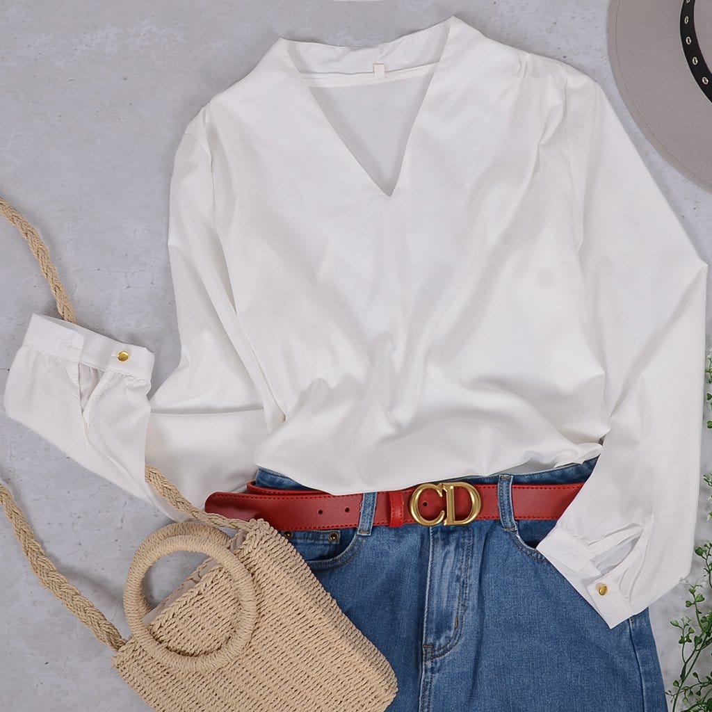 Easy Breezy V-Neck Blouse