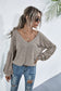 Heather Off-Shoulder Pocket Tunic Top