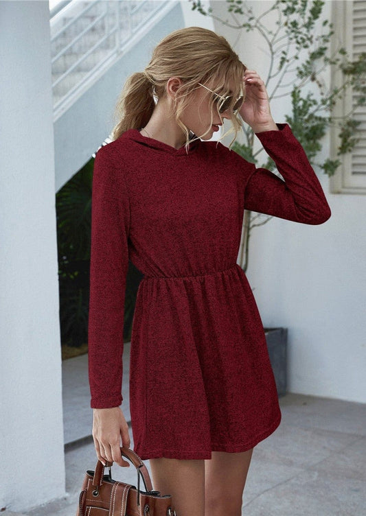 Hoodie Light Long Sleeve Spring Dress