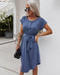 Henley Tie Front Dress
